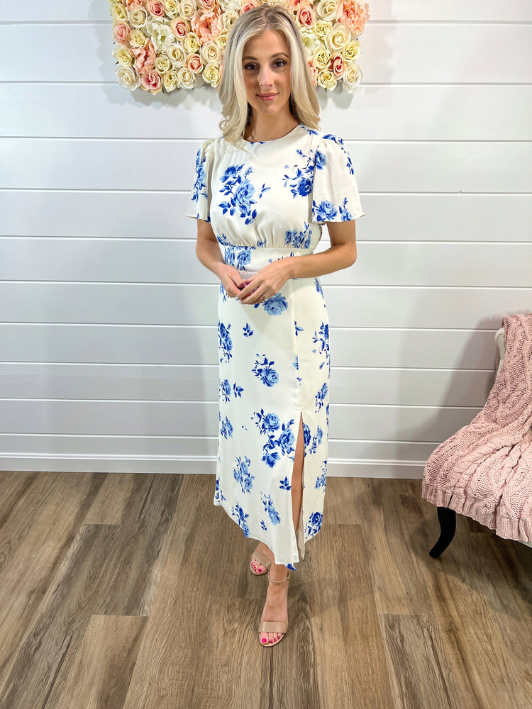 Sharlene Bloom Floral Midi Dress