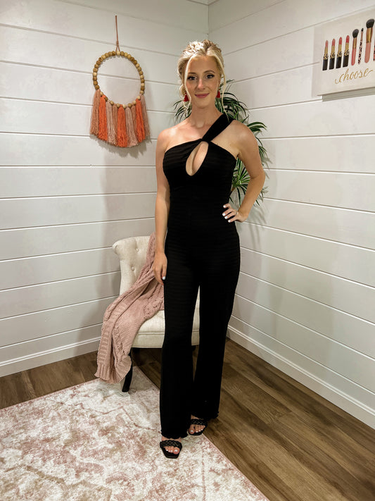 One Shoulder Jumpsuit